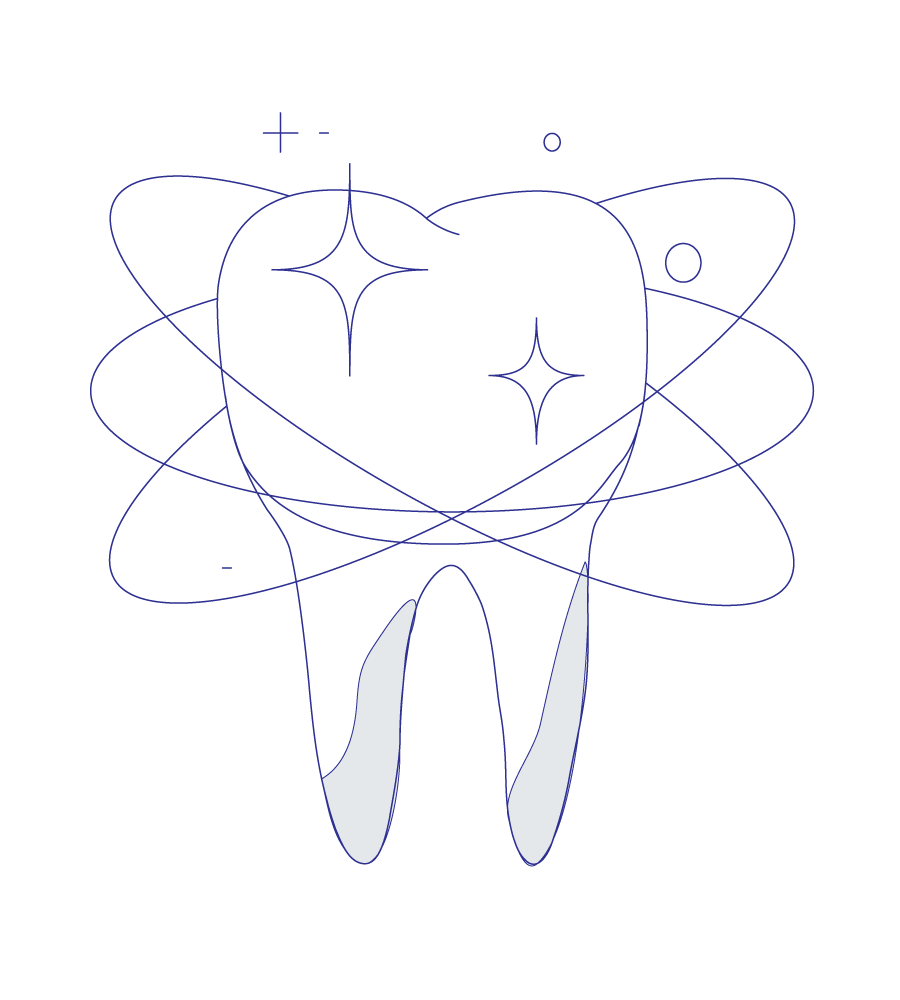 icon of tooth that is sparkling
